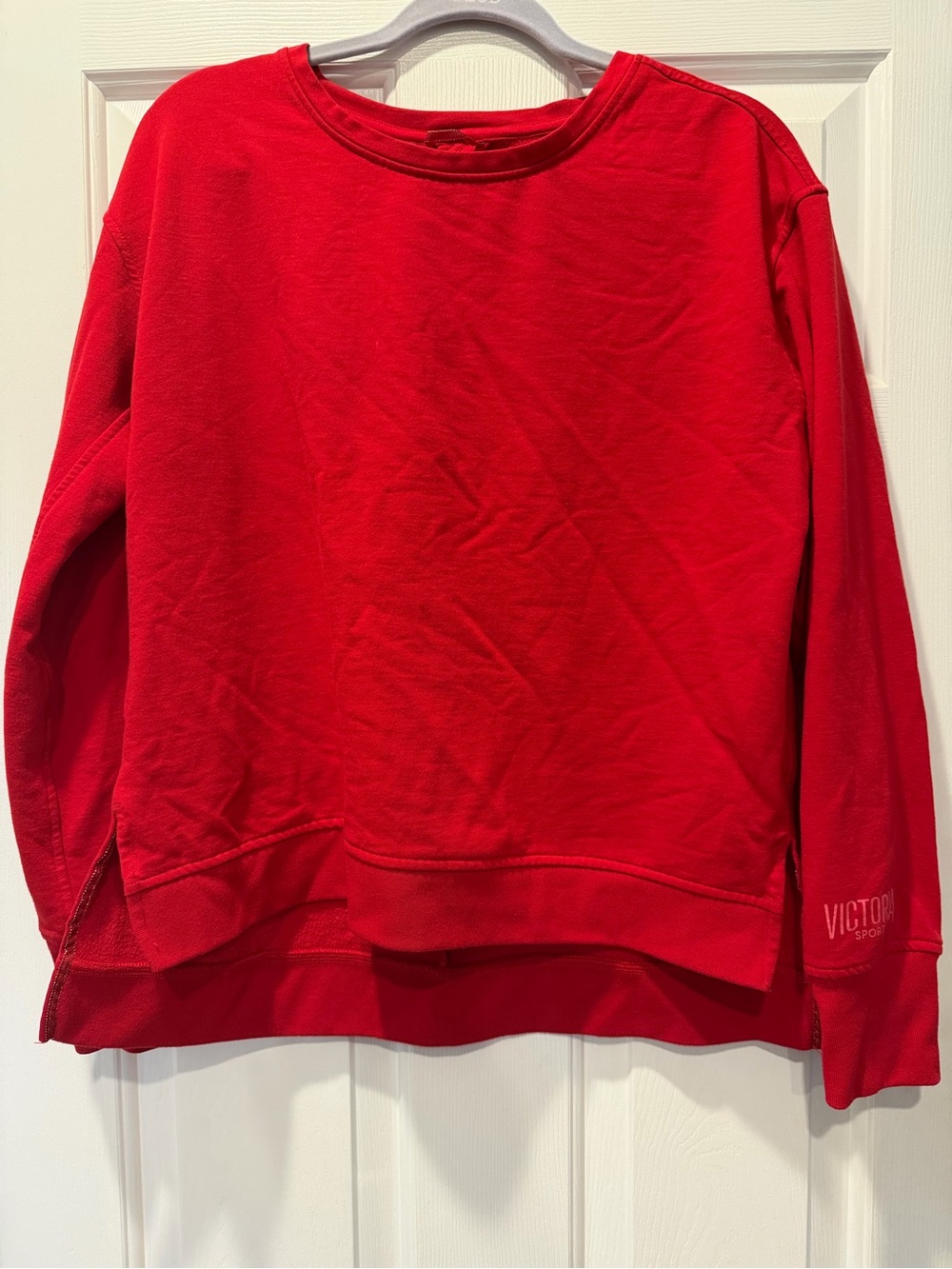 Victoria's Secret Red Crewneck Sweatshirt